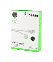 Кабель 30Pin для iPhone 4/4S Belkin (1м)